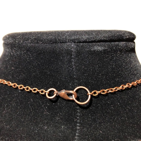 Antique Copper Beaded Necklace - Picture 3 of 6